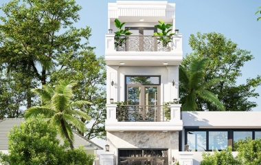 Thiết kế, Thi công nhà phố trọn gói ở Dĩ An - Bình Dương