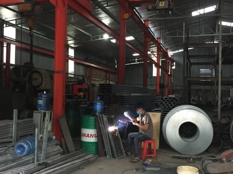 Sửa Chữa Cầu Thang Thoát Hiểm Cống Quỳnh - Quận 1 - HCM