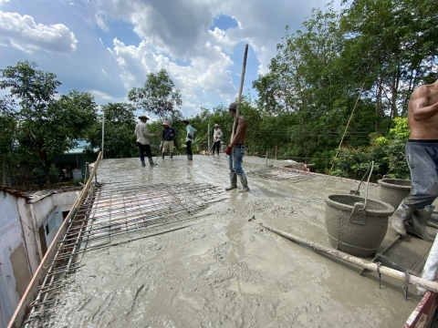 Thi Công Dự Án Nhà Gác Lửng, Bàu Bàng - Bình Dương