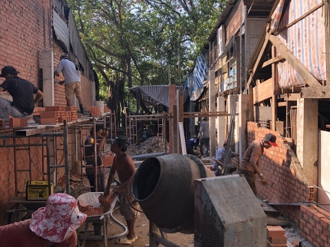 Thi Công Nhà Gác Lửng Phạm Thế Hiển - Quận 8 - HCM