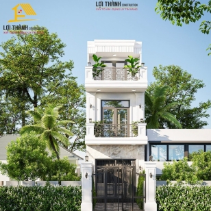 Thiết kế, Thi công nhà phố trọn gói ở Dĩ An - Bình Dương